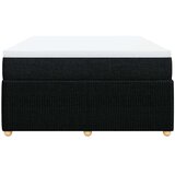  Krevet s oprugama i madracem crni 140 x 190 cm od tkanine | shoptok.hr
