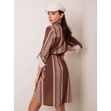 Italy Moda Dress-DHJ-SK-5766D.13-brown | Shoptok.si