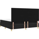 vidaXL Box spring krevet s madracem Crna 200 x 200 cm tkanina | shoptok.hr