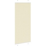  Plisirana zavjesa krem boje 100x200 cm Širina tkanine 99,4 cm Poliester | shoptok.hr