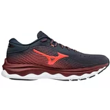 Mizuno Women's Running Shoes Wave Sky 5 / India Ink / Living Coral / Pomegranite