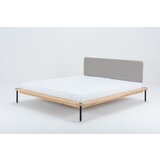 Gazzda bračni krevet od hrastovog drveta Fina Nero, 180 x 200 cm | shoptok.hr