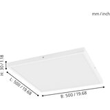 Eglo 97277 - led prigušiva plafonska lampa fueva 1 LED/25W/230V | Eponuda.com