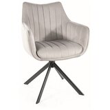  Stolica AZALIA - baršun - svijetlo siva | shoptok.hr