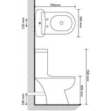  Keramična WC školjka s kotličkom bele barve | Shoptok.si