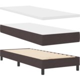  Postelja boxspring z vzmetnico Temno rjava 80 x 200 cm, (5000127537) | Shoptok.si