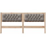  Uzglavlje Ostalo Smeđa i taupe 180 cm Masivna borovina | shoptok.hr