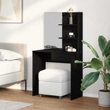  Toaletni stol Crni hrast 74,5 x 40 x 141 cm Konstruirano drvo | shoptok.hr