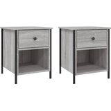  Noćni ormarići 2 kom boja hrasta 40x42x50 cm konstruirano drvo | shoptok.hr