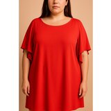 Fenzy Plus Size Haljina Od Viskoze, Crvena | shoptok.hr
