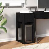 vidaXL Tower stalak za računalo s ladicom crni 30x44x74 cm | shoptok.hr