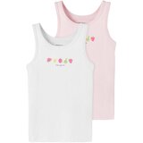 name it Potkošulja žuta / roza / roza / bijela | shoptok.hr