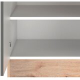 XXXL Kuhinjska Spodnja Omarica Shadow, Siva, Barva Hrasta | Shoptok.si