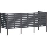  Ekran za kante za smeće 249 x 85 x 113 cm Čelik Antracit | shoptok.hr