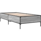  Okvir za krevet boja hrasta 90x200 cm konstruirano drvo i metal | shoptok.hr