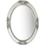 vidaXL Zidno ogledalo u baroknom stilu 50 x 70 cm srebrno Cijene