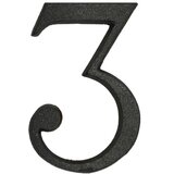 3 Hišna številka 3 (aluminij, višina: 115 mm) Cene