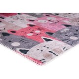 Vitaus Ružičasti dječji tepih 80x150 cm Silly Cats – | shoptok.hr