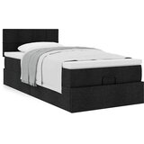  Otomanski krevet s madracem crni 90x200 cm tkanine | Eponuda.com