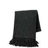 Tiseco Home Studio Črno posteljno pregrinjalo Slub, 130 x 160 cm | Shoptok.si