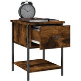  Noćni ormarići 2 kom boja hrasta 34x35,5x45cm konstruirano drvo | shoptok.hr
