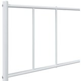 Metalni okvir za krevet s uzglavljem bijeli 90 x 190 cm | shoptok.hr