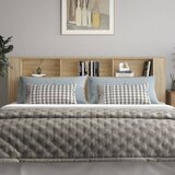  Uzglavlje s ormarićem boja hrasta sonome 220x18,5x104,5 cm | shoptok.hr