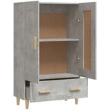  Visoka komoda siva boja betona 70x31x115 cm konstruirano drvo | shoptok.hr