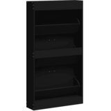 Ormarić za cipele crni 59x17x108 cm od konstruiranog drva | Eponuda.com