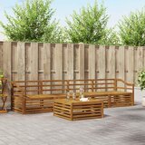  Set vanjskih sofa 5 kom. Prirodna Čvrsto drvo akacije Cijene