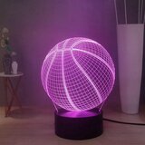 Venisymlis 3D Košarkarska Nočna Lučka, 16 Barv LED, USB, Na Dotik, Dekoracija Za Fante In Moške, (22068328) | Shoptok.si