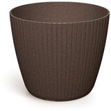Prosperplast Saksija Lamia Eco Wood M400W, Okrugla, Braon | Eponuda.com