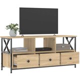 TV ormarić boja hrasta sonome 102x33x45 cm od drva i željeza | shoptok.hr