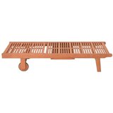 Garden Pleasure Leseni vrtni ležalnik v kremasto-naravni barvi San Diego - | Shoptok.si