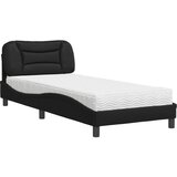  Krevet s madracem Hvar crni 90x190 cm od umjetne kože | shoptok.hr