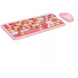 MOFII Retro set bežična tastatura i miš 666 roza | Eponuda.ba