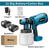 Gisam Električni razpršilnik, visok pretok 200ml/min, enostaven za nadzor, 2 velika baterija modra, (5000160028) | Shoptok.si