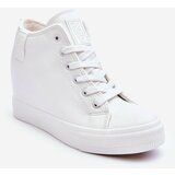Big Star Women's Leather Sneakers on the MM274002 Women's Sneakers White Cene