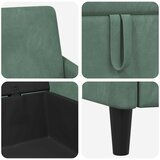  Set sofe s pohranom 2 kom. Morska zelena Poliester | shoptok.hr