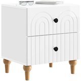  Noćni ormar 2 pcs Bijela visokog sjaja 43 x 34,5 x 48 cm | shoptok.hr