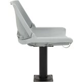 vidaXL Zložljiv sedež za čoln 2 kosa brez blazine siv 48x51x41 cm | Shoptok.si
