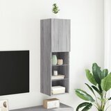 TV ormarić s LED svjetlima boja hrasta 30,5x30x102 cm | shoptok.hr