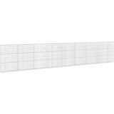  Gabion s žicom debljine 5 mm i mrežom 10x10 cm 850x20x150 cm Slike