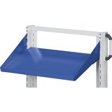 ANKE Odlagalna polica, širina 1250 mm, globina 250 mm, modre barve | Shoptok.si