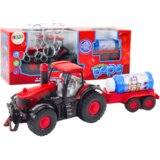  Traktor s prikolicom za izradu mjehurića kroz dimnjak - crveni | shoptok.hr