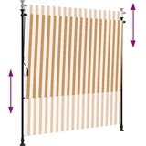  Vanjska roleta narančasto-bijela 150x270 cm od tkanine i čelika | shoptok.hr
