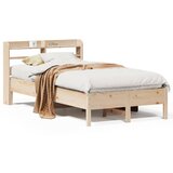 Maison Chic Posteljni okvir - Dvoposteljna postelja - Zakonska postelja brez vzmetnice 120x200 cm trdna borovina-J10536, (21767388) | Shoptok.si