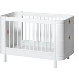 Oliver Furniture® otroška posteljica mini+ basic cot 5v1 60x120 white Cene