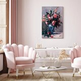  Slika - Pierre-Auguste Renoir – Vase of Roses 60x90 Na talijanskom platnu | shoptok.hr