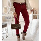 Gemre Red elastic pants with Rocher belt | Shoptok.si